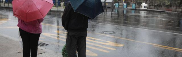 Vreme danas: Oblačno s kišom i kratkotrajnim lokalnim pljuskovima