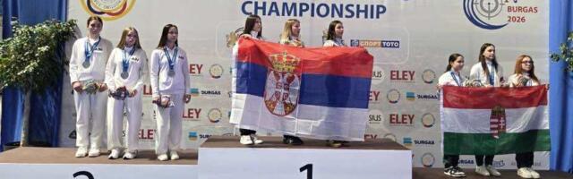 Devojčica iz Kragujevca, Srna Aranđelović, donela zlatnu medalju Srbiji na Evropskom prvenstvu u streljaštvu