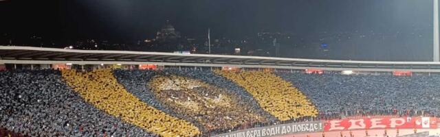 KOREOGRAFIJA DELIJA: SVETI SIMEON MIROTOČIVI Navijači Zvezde na stadionu obeležili slavu
