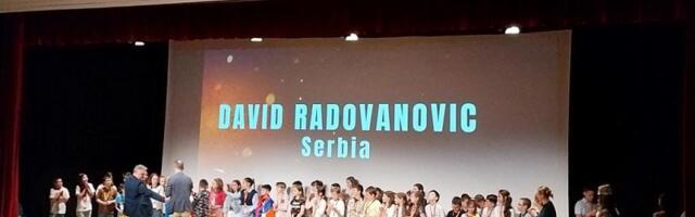 David Radovanović iz Kamenice osvojio treće mesto na Evropskom prvenstvu iz engleskog jezika
