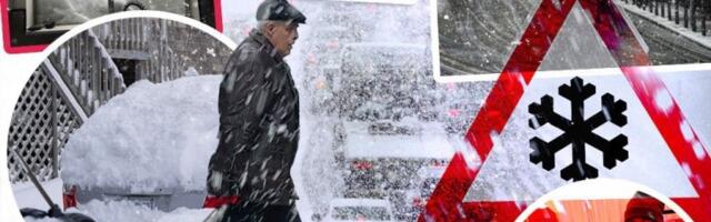 SNEG ZATRPAO SRBIJU! Beograd na udaru snežne oluje - stiže i LEDENA KIŠA!
