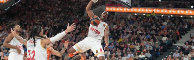 Revija atraktivnih poteza i poena: Pogledajte kako je Monako savladao Valensiju (VIDEO)