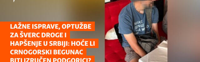 Lažne isprave, optužbe za šverc droge i hapšenje u Srbiji: Hoće li crnogorski begunac biti izručen Podgorici?