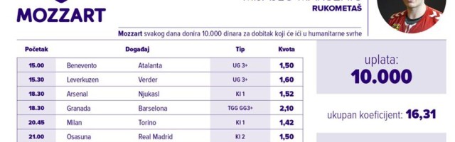 Humanitarni tiket u podne: Mijajlo Marsenić tipuje za Organizaciju „Srbi za Srbe“