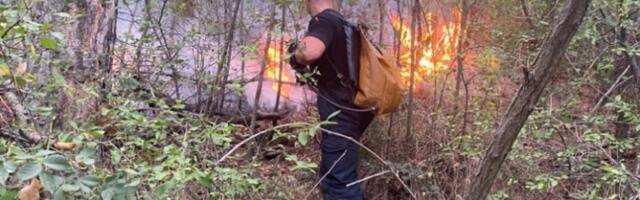 Nadljudska borba s vatrom: Kragujevački vatrogasci i dalje na terenu (FOTO)