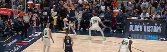 "Ti se šališ…": Jokić trojkom zaledio Boston - NBA liga u neverici (VIDEO)