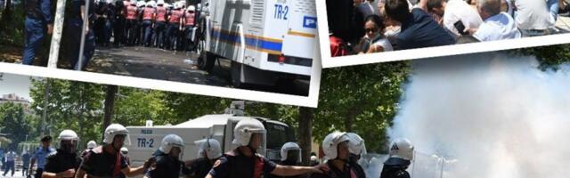 OPŠTI HAOS ISPRED PARLAMENTA U TIRANI! Demonstranti gađali poslanike jajima - policija uzvratila suzavcem, biber-sprejom i vodenim topovima! (VIDEO)