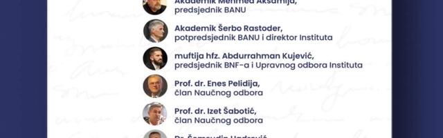 U Sarajevu 11. juna promocija Instituta za historiju, demografiju i antropologiju Sandžaka