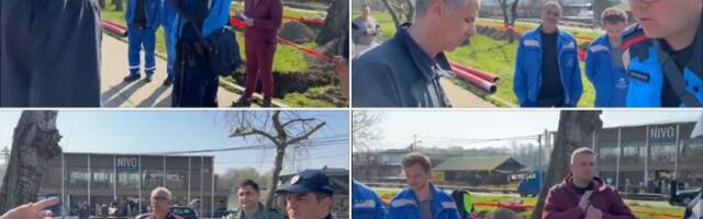 Nastavljen protest na Savskom keju, stigla i policija