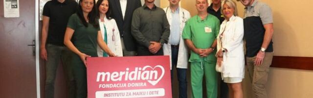 NOVA HUMANITARNA MISIJA: Meridian fondacija i FK IMT u poseti Institutu za majku i dete (VIDEO)