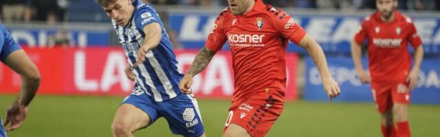 Osasuna dva puta vodila, Alaves izvukao bod nakon penala u nadoknadi!
