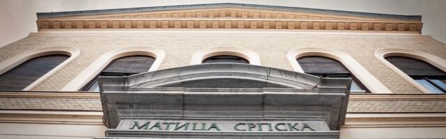 Matica srpska slavi dva veka! Svečana akademija većeras u Srpskom narodnom pozorištu