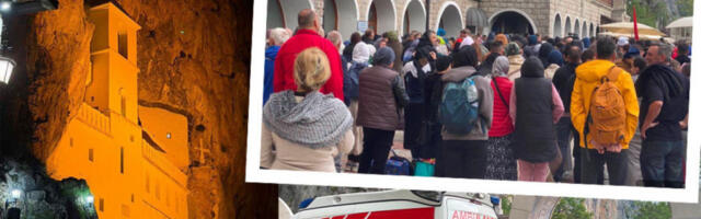 DESETINE HILJADA VERNIKA POD OSTROGOM PROSLAVILO SVETOG VASILIJA: Noć pod vedrim nebom, suze pred kivotom i molitve u stenama (FOTO)