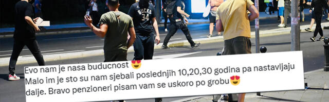 BLOKADERI SE STRAVIČNIM PSOVKAMA OBRUŠILI NA PENZIONERE! Prizivaju smrt najstarijih sugrađana samo zato što podržavaju Vučića!