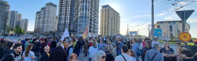 "Nema mosta, sad je dosta": Zbor kod Starog savskog mosta (FOTO/VIDEO)