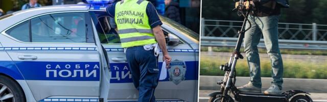 Urađen kokainom divljao po drumu: Uhapšen vozač (46) električnog trotineta u Nišu