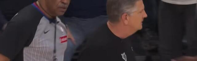 Sve je prštalo na terenu! Sudija hteo da se obračuna sa trenerom Minesote (VIDEO)