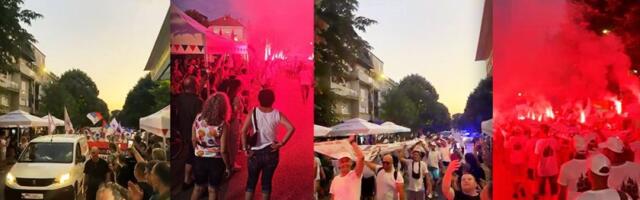 Veličanstven prizor iz Rume: Pogledajte kako su dočekani građani koji peške idu ka Beogradu na velelepni skup 27. juna (FOTO/VIDEO)