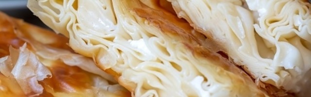 Probudio se Mujo nakon burnog slavlja Nove godine, kad, odjednom, Fata istrči iz kuhinje i pred njega stavi vruć burek…