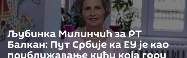 Љубинка Милинчић за РТ Балкан: Пут Србије ка ЕУ је као приближавање кући која гори /видео/