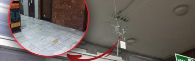 RUPE OD METAKA U VRATIMA, TRAGOVI KRVI NA PODU... Ovako izgleda klub Stefan Braun posle sinoćnje pucnjave