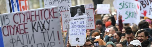 "Do sad smo imali pojavu kontramitinga, večeras smo dobili kontra-studente"