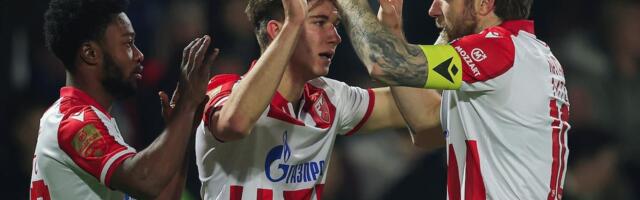 Crvena zvezda protutnjala kroz Pančevo na putu za Lil (VIDEO)