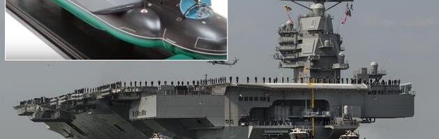 NAJVEĆI NOSAČ AVIONA NA SVETU STIGAO U IZRAEL: "Džerald Ford" uplovio u Haifu, AGRESIJA NA IRAN sve bliža! (FOTO)