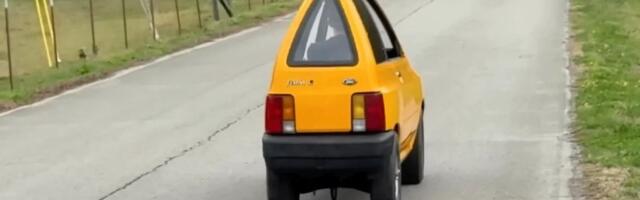 Presekao automobil na pola i napravio najtanji auto na svetu: Tvrdi da je uspeo čak i da ga registruje za vožnju