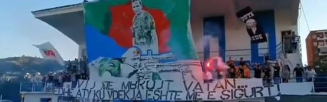 (VIDEO) BOLESNI ŠIPTARSKI PIR U TIRANI: Zastava "Velike Albanije", pretnje smrću i presečena jagoda kao najava meča sa Zvezdom!
