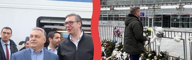 Orban i Mađar u Novom Sadu: Jedan otvarao Železničku stanicu, drugi se poklonio žrtvama