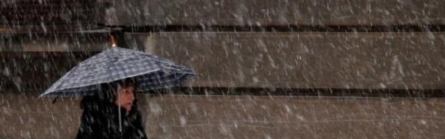 Pao sneg U Novom Sadu: Sve se zabelelo (VIDEO)