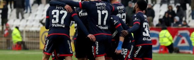 Zvezda je LIDER! Crveno-beli rutinski savladali Čuku (VIDEO)