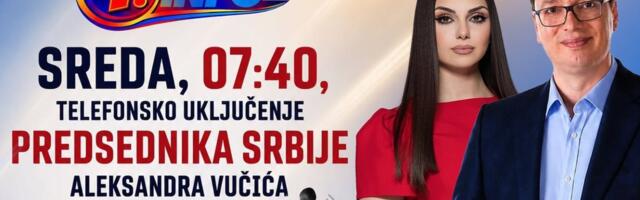 Ekskluzivno: Predsednik Srbije gost emisije Prve info