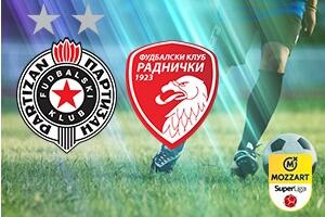 Због снега за понедељак одложен меч  Партизан – Раднички Крагујевац