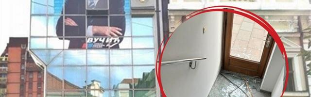 Dok se Vučić borio za srpski rod, u Čačku mu vandali obijali prostorije