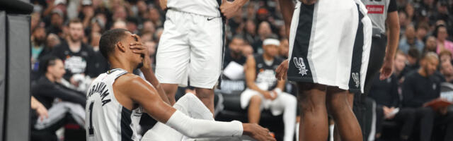 Žestok pad Vembanjame: Najbolji igrač Sparsa ima potres mozga (VIDEO)