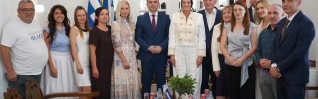 MOST IZMEĐU SRBIJE I SRBA U RASEJANJU: Delegacija iz Kruševca na prezentaciji tematskih letnjih kampova u Solunu