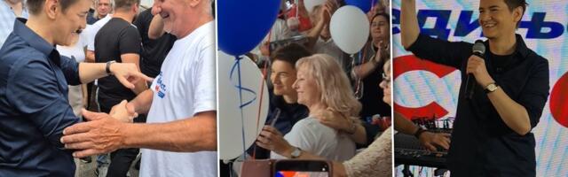 Brnabić u Crepaji sa meštanima: Ni pljuskovi nisu mogli da spreče naše druženje