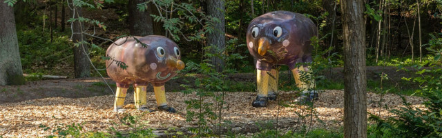 Smešne skulpture i vesele figure za dečiju bolnicu