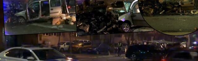 Stravična nesreća u Beogradu: Automobili zgužvani kao konzerve (FOTO)