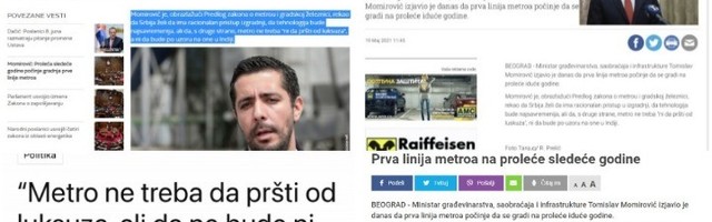 TOMA MONA LAŽE Napao Direktno, jer se plaši Vučića