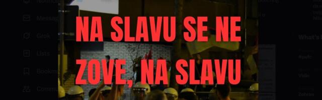 „Na slavu se ne zove, na slavu se dolazi“: Duhovita akcija studenata ispred prostorija SNS-a