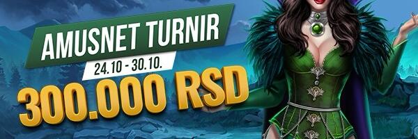 JOŠ SAMO 3 DANA VATRENE ZABAVE – AMUSNET TURNIR JE U TOKU  300.000 za 40 najboljih igrača