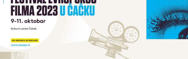 Festival evropskog filma od ponedeljka do srede u Kulturnom centru