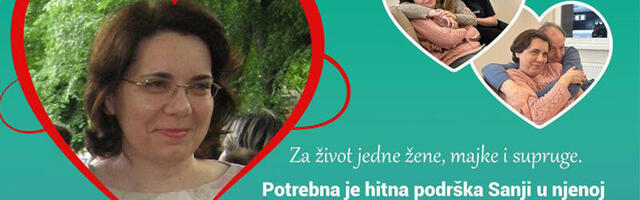 Sanja Erdeg je majka i supruga koja vodi najvažniju bitku u životu – i treba joj naša pomoć