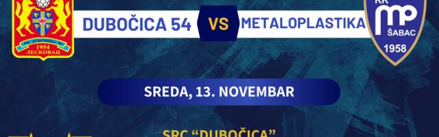 Derbi rukometaša Dubočice i Metaloplastike u sredu u Leskovcu