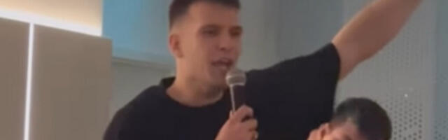 OVO NISTE MOGLI DA VIDITE NIGDE, PA NI NA TV: Arijan Lakić poveo navijanje - usledio je delirijum! (VIDEO)