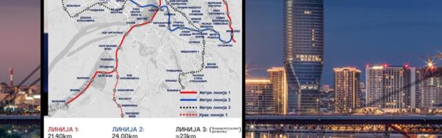 USVOJEN PLAN ZA DRUGU LINIJU METROA! Evo kuda će prolaziti i gde će biti 24 stanice u Beogradu