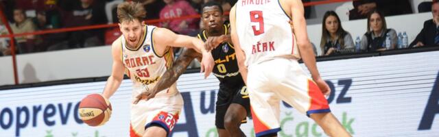 Čačani upisali prvu pobedu u 2026. godini, srpski klub pobegao od poslednjeg mesta ABA lige